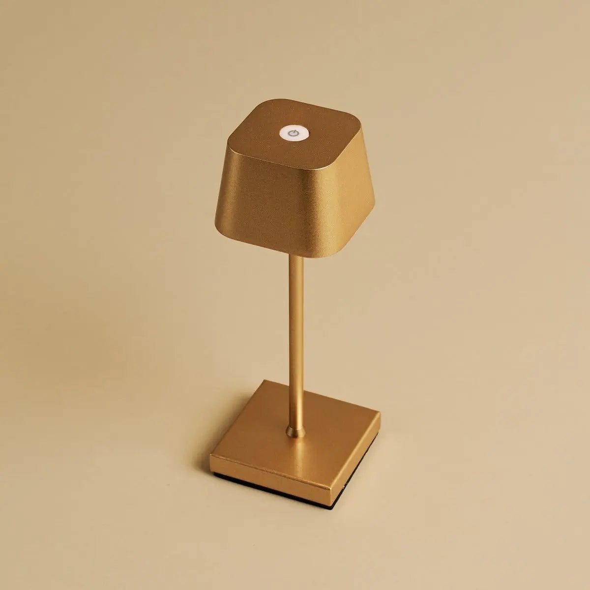 LED Tischlampe Kabellos Dimmbar 22 cm – Wiederaufladbar Gold