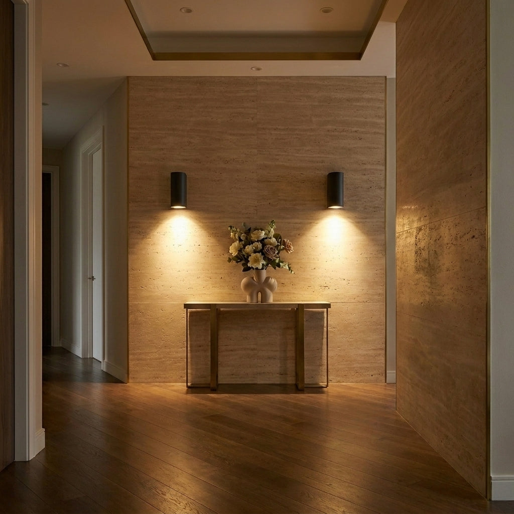 Außenwandleuchte Schwarz Klein – Wandleuchte Außen Kunststoff IP44