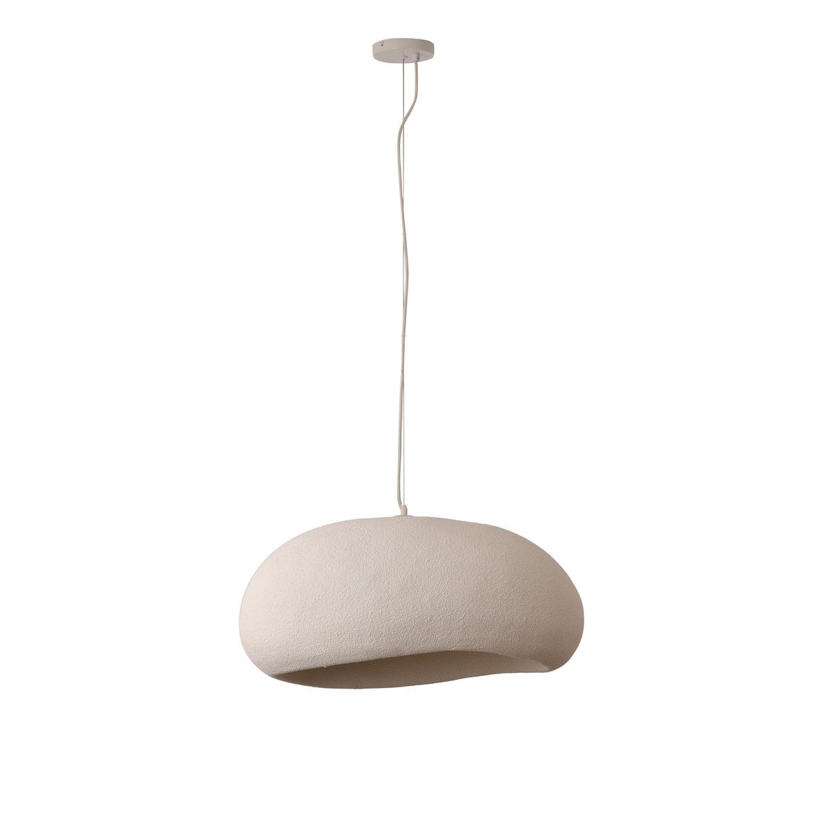 Kumo Design-Lampe – Organische Form & Natürlicher Look – Beige/Sand – 60cm