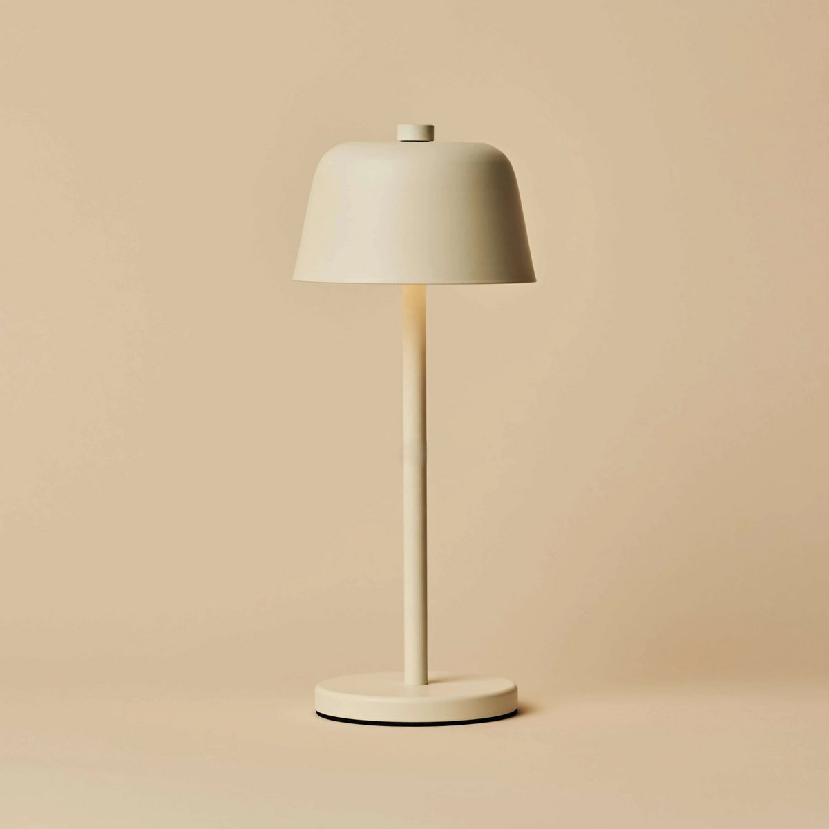 Kabellose LED Tischlampe 29 cm – Wiederaufladbar Dimmbar USB-C Beige