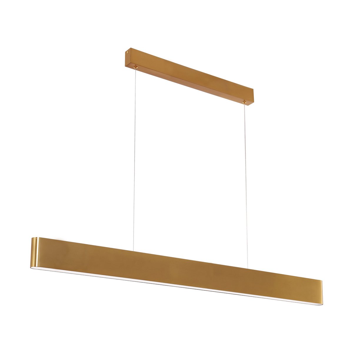Neo Copper Gold LED Pendelleuchte 120 cm – Dimmbar - Fernbedienung - Modernes Design