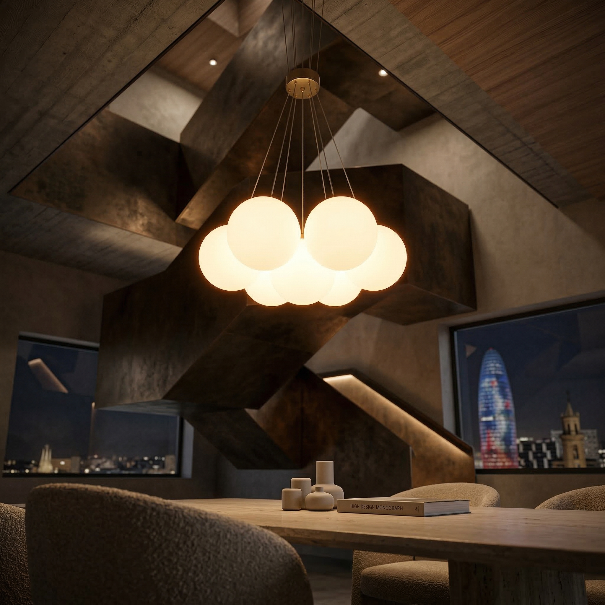 Moderner Designer Kronleuchter Gold Weiß – Jenna Hängeleuchte Messin