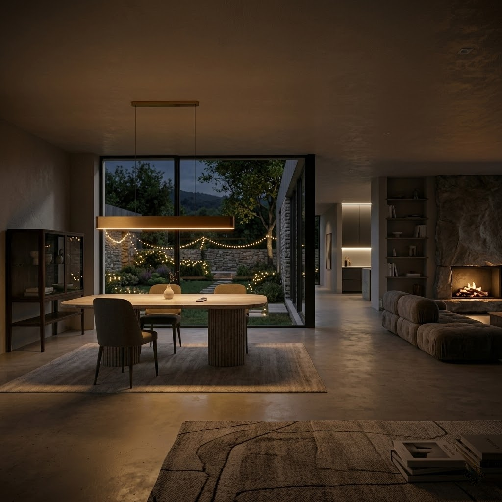 Neo Copper Gold LED Pendelleuchte 120 cm – Dimmbar - Fernbedienung - Modernes Design