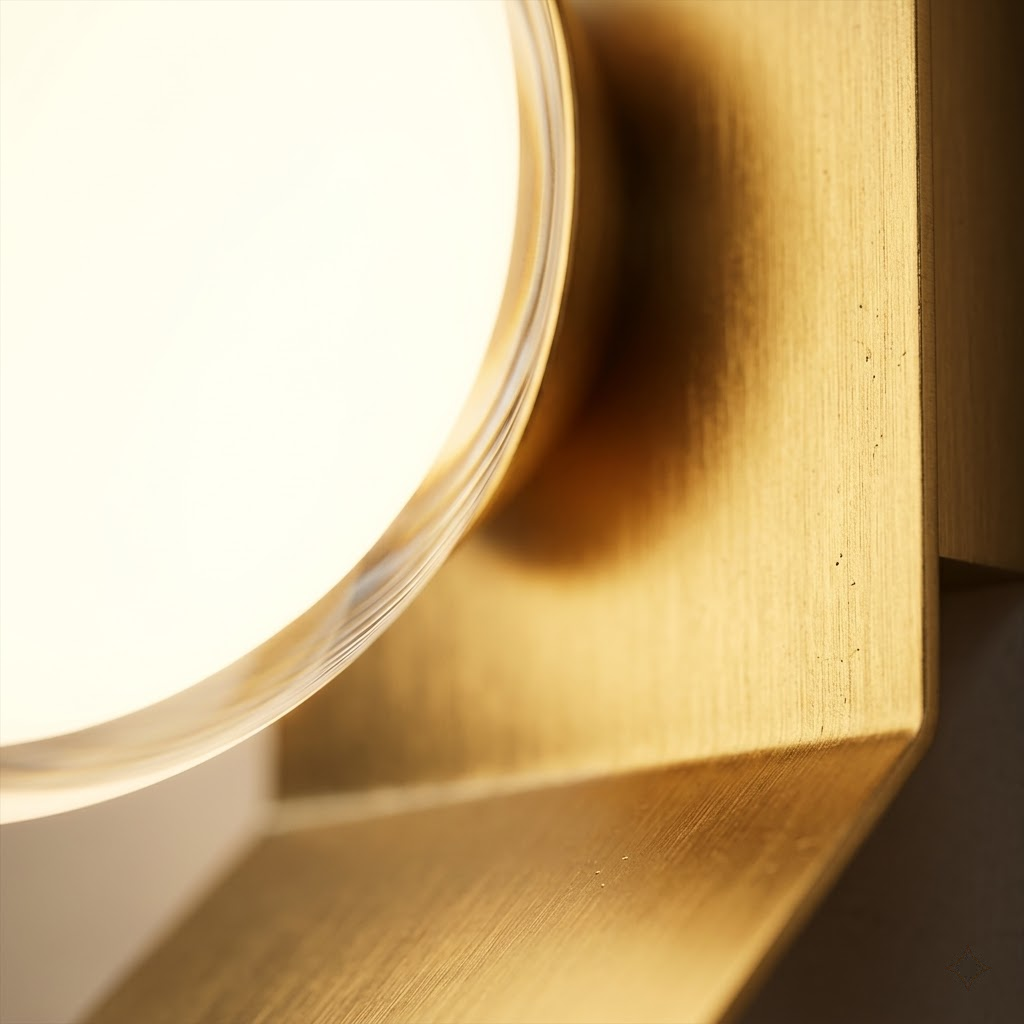 Julia Wandleuchte Gold & Weiß – Modernes Hotel-Chic Design, Inklusive G9 LED