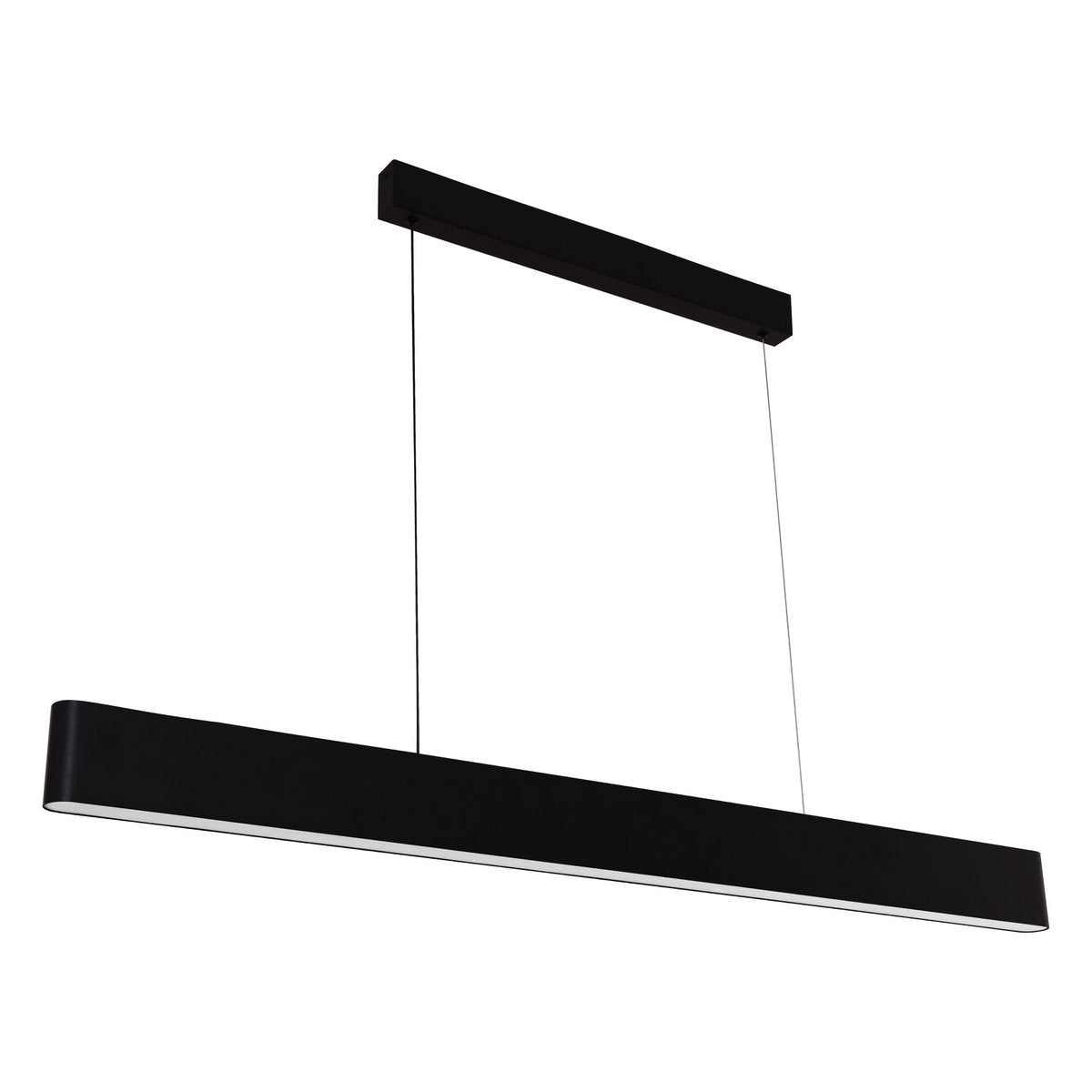 LED-Pendelleuchte Schwarz Matt – Esstisch – 120 cm