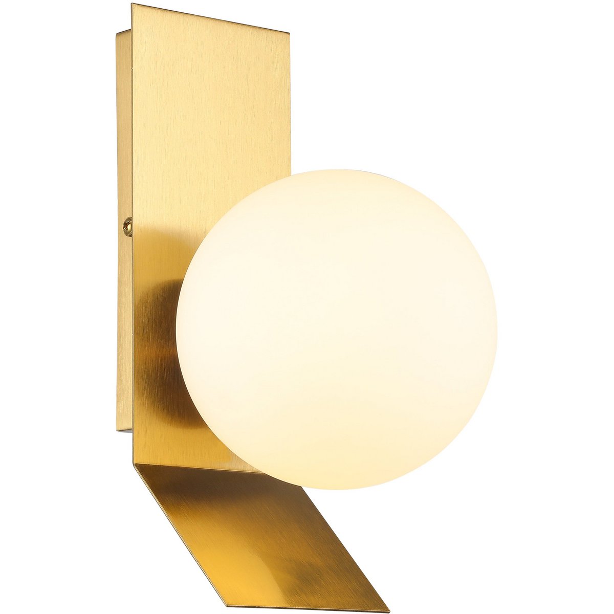 Julia Wandleuchte Gold & Weiß – Modernes Hotel-Chic Design, Inklusive G9 LED