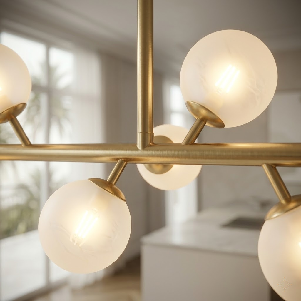 Hanglamp Ella White Gold
